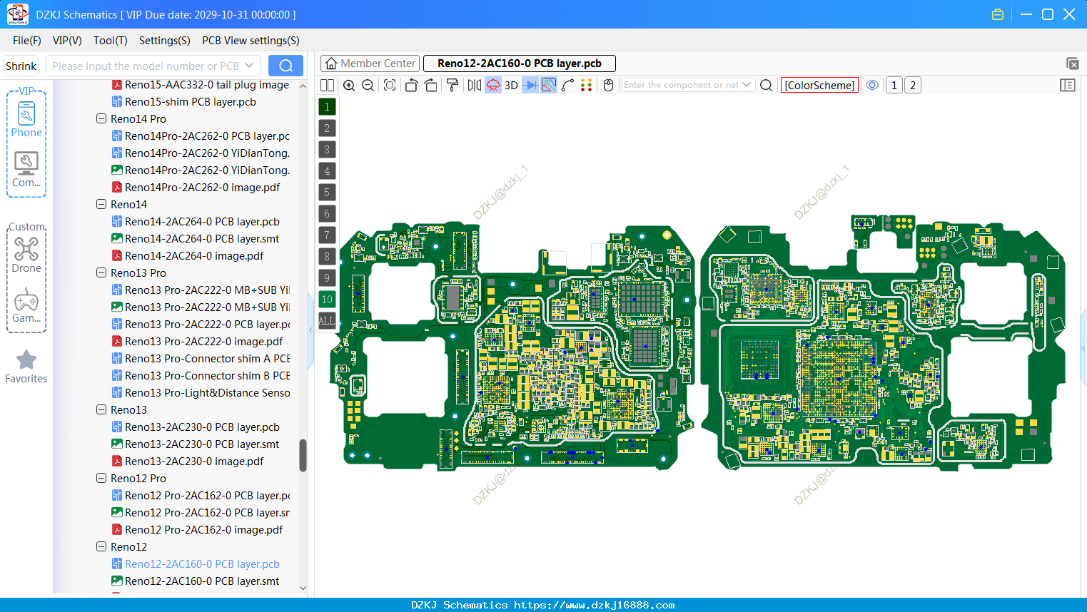 OPPO Reno12-2AC160-0 PCB Layer